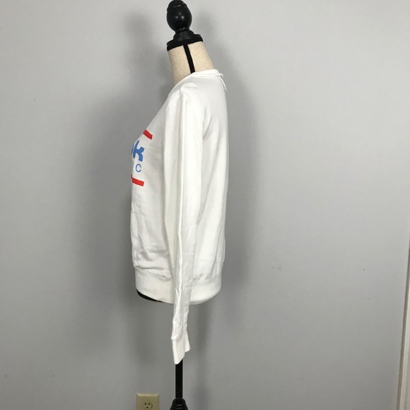 Reebok Classic White Crewneck Pullover Medium - Picture 6 of 7